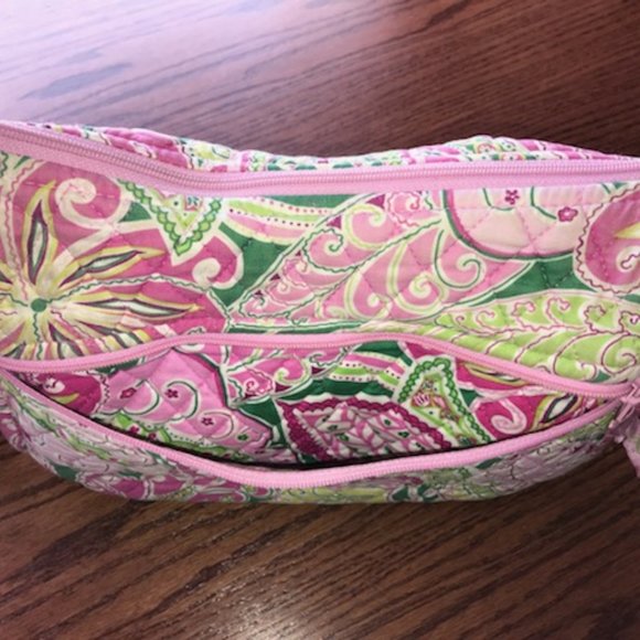 Pinwheel Pink Large Maggie Shoulder bag *RETIRED* perfect for electronic tablet - Picture 4 of 8